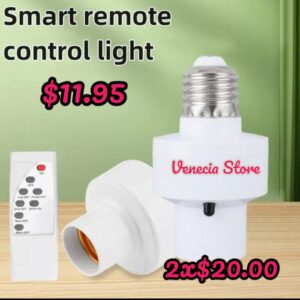 Socket para iluminacion con control remoto