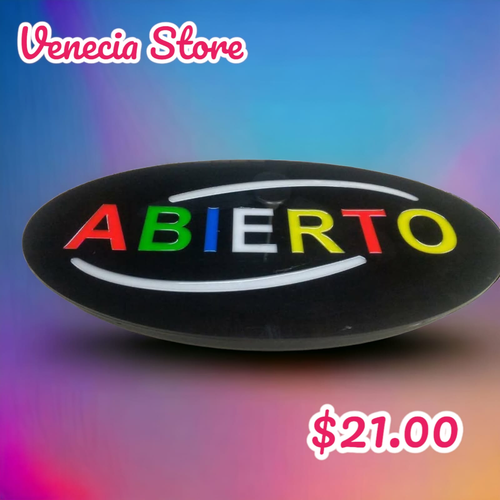 Rotulo Luminoso (3 modos) ABIERTO