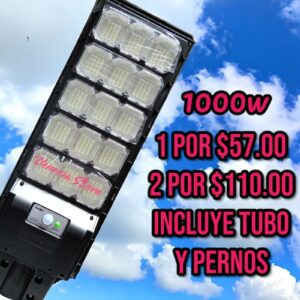 Lampara Solar de 1000w (grande) incluye tubo y pernos