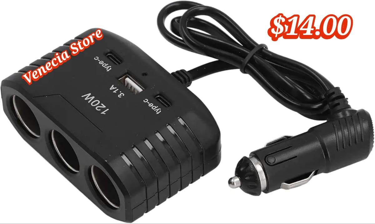 Cargador Multiple para auto 12v - Imagen 3
