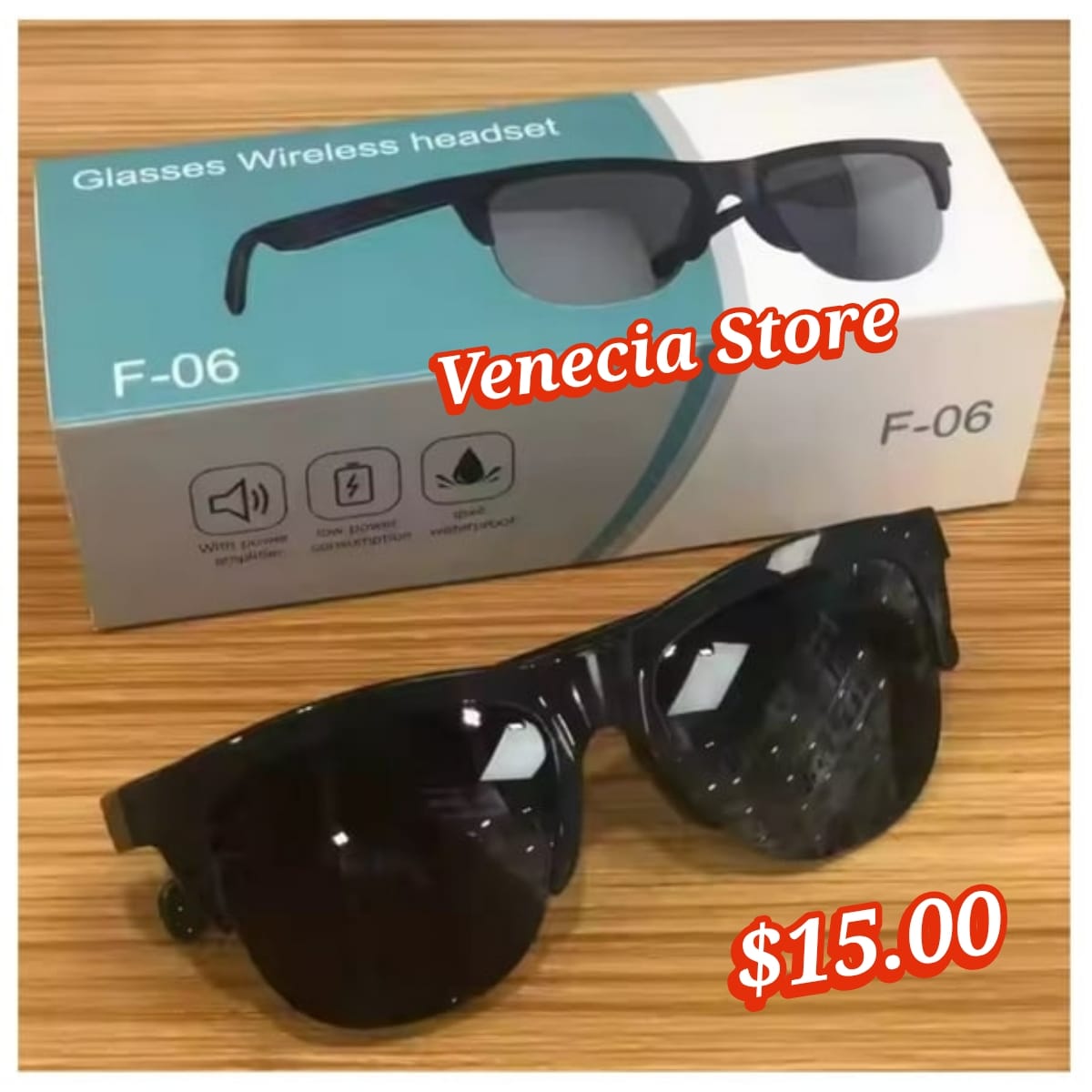 Lentes de Sol, con auriculares Bluetooth